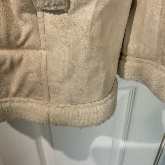 🌸Westbound Woman Faux Suede Hooded Jacket with Sherpa Lining🌸 - Picture 6 of 7